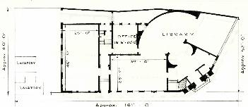 Ground floor plan of the Central Library in 1959 [X812/16/9]